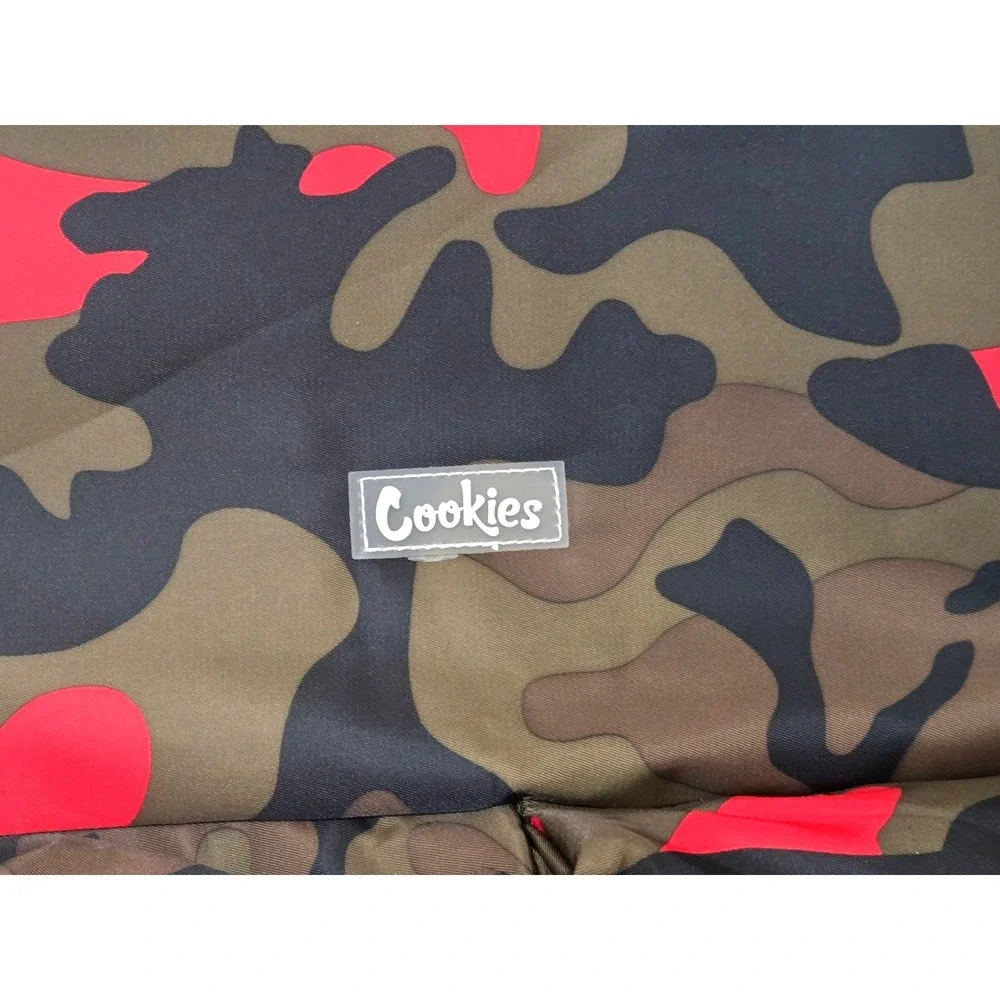 COOKIES Canvas Smell Proof Orion Backpack 22.8L – Large Red Camo NWOT